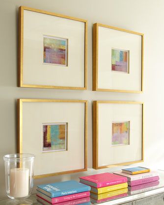 big mats, small pictures