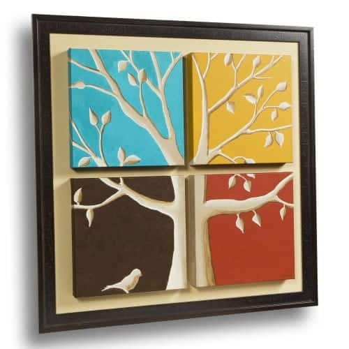 four panel framed